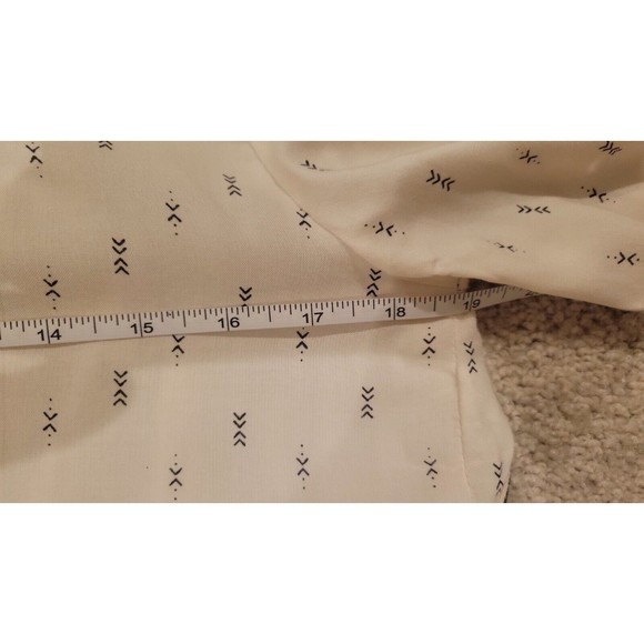 Japna Cream/Black Viscose Cardigan Kimono Women's Size Small. Boho, Tassel - Picture 8 of 10